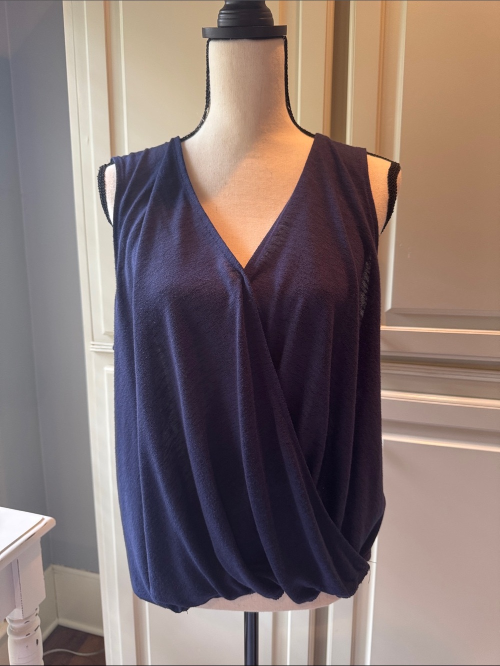 Universal Thread Navy Sleeveless Surplice Tank